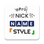 nickname fire : name style app android application logo